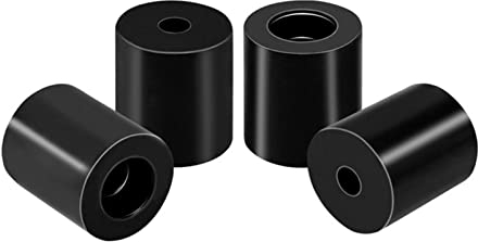 Alicer 3D Drucker Silikon Dämpfer, 3D Drucker Zubehör, Heatbed Silikon Nivelliersäule Silikondämpfer für Ender 3/3 Pro/Ender 3v2/ Cr-10 Serie (Schwarz)