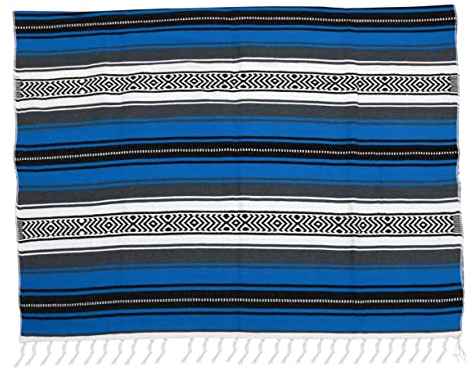 Sofakissen Jacquard Schalmatte – Weiche Mexikanische Decke Aus Polyester Und Baumwolle 130X180Cm FüR Yoga Camping Und Dekoration Mit Fransen