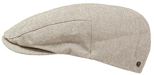 WEROR Herren Flatcap Schirmmütze Schiebermütze Cap Mütze WEROR-418.1 (59, Beige)