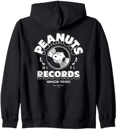 Peanuts - Peanuts Record Snoopy Vinyl Zip Hoodie