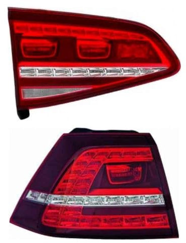 EISENFELS 107557618 Set Rückleuchten Heckleuchten rechts innen und außen passend für VII 5G1 BE1