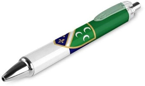 Sandzak - Bolígrafo retráctil de punta fina de 0,5 mm, escritura suave para oficina en casa