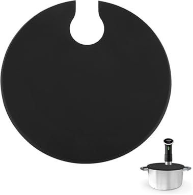 Sous Vide Deckel,Passend für Töpfe bis 10,5, Sous und Vide Deckel für Sous- und Vide-Garer,Silikon Sous Vide Deckel,zum Feinkochen,Verhindert Wasserverdunstung und bewahrt den Geschmack der Brühe