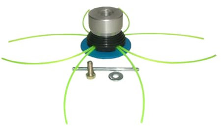 Buy-Ruk Freischneider Universal Trimmer Kopf Fadenkopf Fadenspule Mähkopf Messerkopf Kompatibel mit Freischneidern und Motorsensen Baseh
