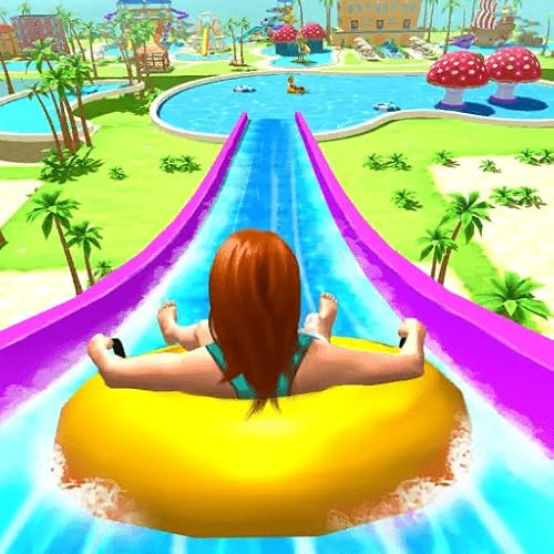 Water Slide Real Aqua Water Park Racing Games - Aqua Fun Racing Adventure Games 3D 2025