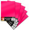 Evo Ultraflock Textilfolie für Plotter 33 Farben Flockfolie im Din A4 Format 30x20cm Plotterfolie für Stoff Kleidung T-Shirt Flock Folie Zubehör (5er Set, 037 Neon Pink)