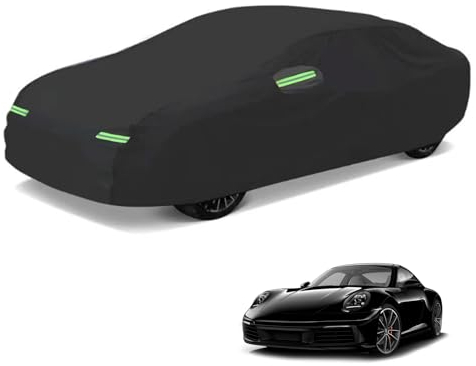 Autoabdeckung Für Porsch, Auto Abdeckplane Für Porsche 911 1998-2023 Für Boxster für Cayman 1996-2023 Vollgarage Regen Sonne Staub UV-Schutz Kratzfest Autoplane Outdoor AutoGarage
