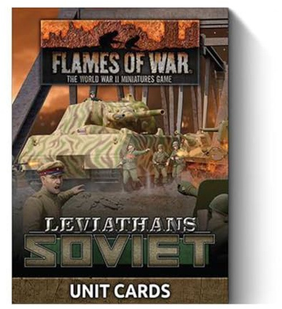 LATE WAR LEVIATHANS SOVIET UNIT CARDS 41