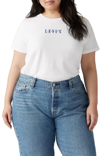 Levi's Women's Plus Size Perfect Tee T-Shirt, Batwing Logo