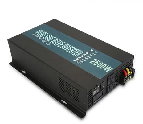 Convertisseur Onduleur Solaire À Onde Sinusoïdale 5000W Puissance Crête 2500W 12V À 220V 24V/48V/110V DC À 100V/120V/230V/240V AC Batterie Externe Onduleur(110V,100V_European)