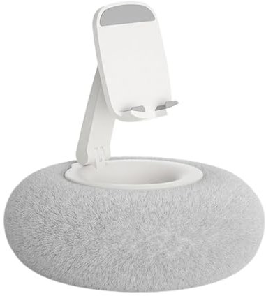 Plush Cushion Mobile Phone Tablet Holder, Plush Tablet Cushion Stand | Portable Tablet Holder Cushion - Adjustable Portable Tablet Holder, Non-Slip Bed Tablet Phone Holder for Bed, Streaming M