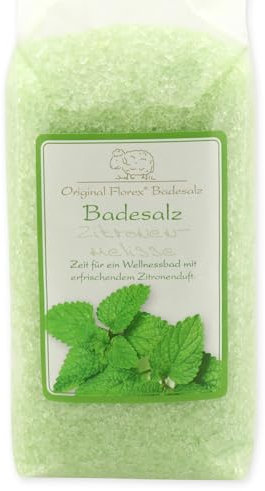 Florex Badesalz Badezusatz Zitronenmelisse mit Bio Schafmilch 1000 g