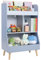 Clevich Kinderregal Holz Bücherregal Kinder Kinderzimmerregal Spielzeug Aufbewahrung Spielzeugregal Kinderregal 2 Ablagefächern 3 offenen Fächern Montessori bücherregal kinderzimmer möbel(Blau)