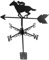 Girouette en Alliage De Zinc pour Jardin Ornement De Girouette Indicateur De Direction du Vent