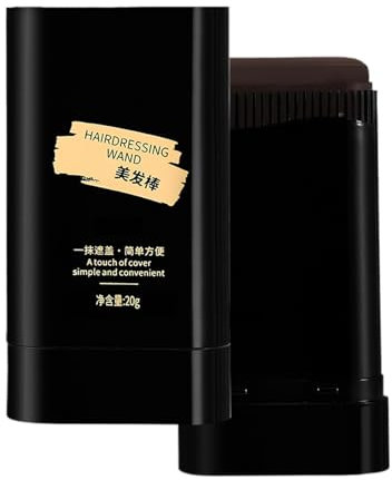 Hair Color Stick, Gray Root Concealer, Waterproof Sweat-Proof Temporary Color, Portable Styling Tool, for Quick Touch-Up, Travel, Daily Hair Care