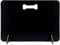 CROWNSHOP Stair Gate, 75x51cm Wooden Stair Gates for Baby and Dogs | No Drill, Portable Pet Barrier for Doorways & Indoor Use | Easy Setup, Durable & Stylish Design, Black