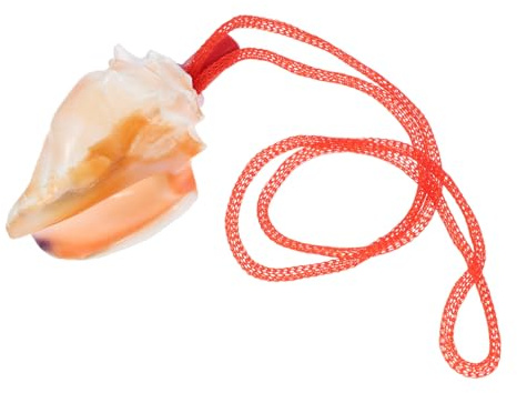 GALPADA Corno Di Conchiglia Naturale Fatto Mano Da Appendere Rumorista Di Conchiglia Per Decorazioni Costiere Nautiche Fischietto Naturale Per Feste