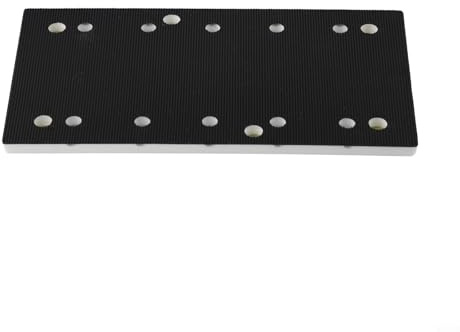 CYRENT - Disco abrasivo quadrato multi-fori da 225 x 115 mm, pad di ricambio per levigatrice a nastro, cattura polvere, lucidatura liscia, accessorio professionale per officina