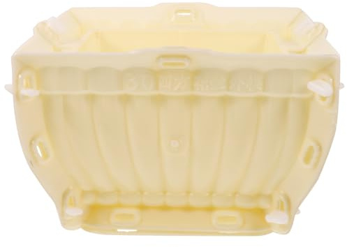 Abaodam Moule pour Pot de Fleurs en Plastique Épais 30x30 Cm, Moule à Jardinière Ovale pour Béton, Moulage DIY de Pots à Bonsaï, Adapté à L’aménagement Paysager Extérieur