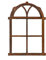 Antikas | klappbares Eisenfenster in antiken Stil | Höhe ca. 75 cm - Breite ca. 50 cm | Fenster für Stall- und Gartenmauer | Fensterrahmen aus Gusseisen