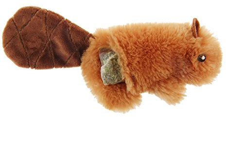 GiGwi 7060 Katzenspielzeug Refillable Catnip Biber mit 3 nachfüllbaren Beutel Katzenminze