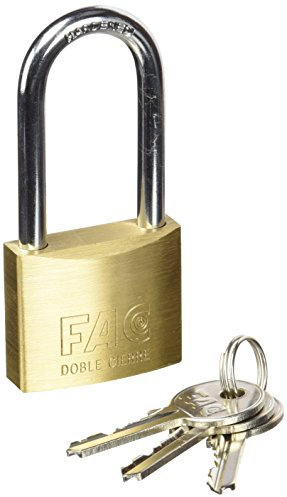 Fac - Candado 40 mm. laton al std blister