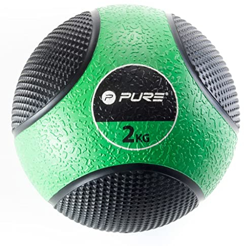 Pure2Improve - Medizinball 2kg, Trainingsball, Gymnastikball, Professionell Turnhalle Ball