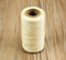 Szaerfa Costura de hilo encerado 260m de cuero 1MM para cincel Awl zapatos conjunto de equipaje (Blanco)