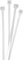 Lumonic 100x Kabelbinder 100 x 2,5mm I Weisse Kabelbinder in Industriequalität I Kabelbinder UV beständig, Kabelbinder wetterfest, Kabelbinder weiss