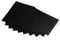 ewtshop® 50 Blatt Fotokarton, Bastelkarton schwarz, DIN A4, 300 g/m², Format 21,0 x 29,7 cm, schwarz durchgefärbt ohne helle Kanten, alle Seiten schwarz, feine Oberfläche