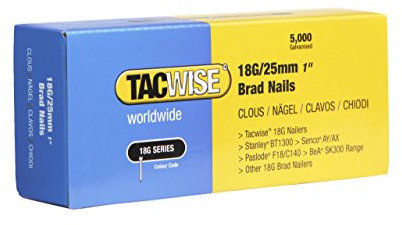 Boîte de 5000 clous de finition de type 18G L. 25 mm - TA-0396 - Tacwise