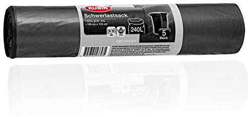 Rubin Schwerlastsack 240 l 5 Stück, 1er Pack