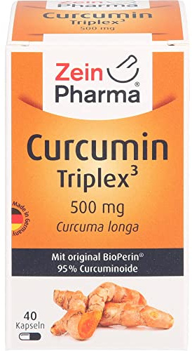 CURCUMIN-Triplex3 500 mg/Kap.95% Curcumin+BioPerin 40 St