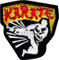 Aufnäher Karate, bestickt, zum Aufbügeln, Sport, Wörter, Kampfsport