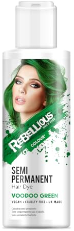Paintglow Haarfarbe, semi-permanent, Voodoo Green, 70 ml