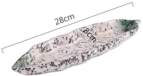 Jingyun Piatto da Portata per Piatti rettangolari per Piatti da Sushi in Stile Giapponese C05