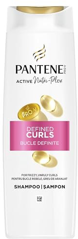 Pantene Pro-V Perfect Curls Shampoo 300 ml x6 for Frizzy and Rebellious Curls Cleanses and Protects Hair Bonds for Healthy Looking Hair. Mineral Oil and Dyes Free with Active Nutri-Plex
