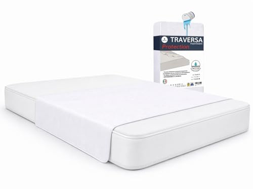 Traversa Letto Anziani Lavabile 110x220 cm Traversine Bambini Impermeabili Matrimoniali Ideali Anche per Animali Domestici, Salvapipì per Materasso, Telo Impermeabile Letto Oeko-Tex 100% Made in Italy