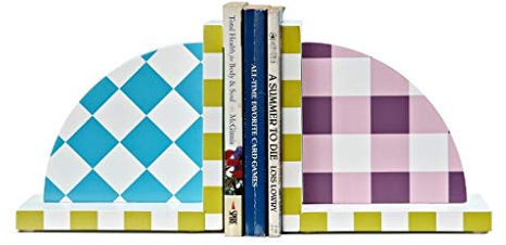 XXXXW Einzigartige Buchstützen Personality-Regenbogen-Holz Buchstanddekoration Bücherregal Studie Niedlich Bookend Kreative Bücherregal Bookend Kinderzimmer Home Decoration Buchhalter (Color : B)