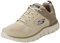 Skechers Homme Track - Syntac Shoes, Bordure En Maille De Cuir Taupe, 42 EU