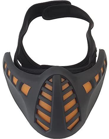 CyberPunk Masque LED pour Halloween, festival, fête, cosplay, lumière lumineuse, dans l'obscurité, tactique Airsoft, paintball, CS Wargames