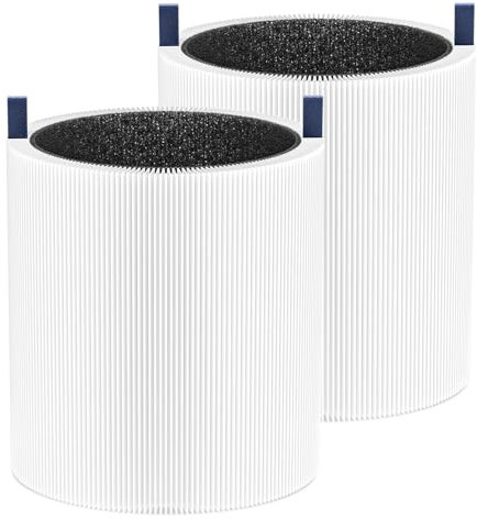 2 Pack 511 Replacement Filter Compatible with Blueair Blue Pure 511 Air Purifier, H13 True HEPA Filters with Particle and Activated Carbon Replacement Filter