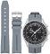 Niziruoup Kautschuk Armband für Uhr Omega x Swatch MoonSwatch Uhr 20mm Gebogenes Weiches Gummi Ersatzband Original Kautschuk Armband Sport Uhrenarmband Damen Herren