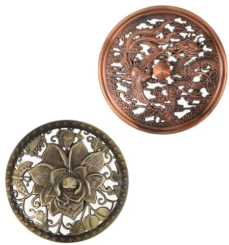 EUIOOVM Toppers Scented Candle Covers Shades, Candle Accessories Decorations Increases Atmosphere Party, Antique Flower Candle Sleeves Cover Top Lids for Jar Candles