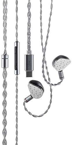 Moondrop May DSP Earphone USB-C DSP Dynamic+Planar Driver Hybird In-Ear Earbuds with Interchangeable Cable
