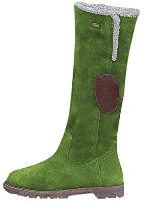 2024 - Stivaletti Scarpe Stivali Stivali Cotone Per Donne Stivali Lunghi Ginocchio-Hign Stivali da neve da donna Stivali Inverno Estate, verde, 38 EU