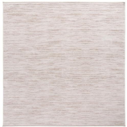 Safavieh Geometrisch Teppich für Wohnzimmer, Esszimmer, Schlafzimmer - Whisper Collection, Kurzer Flor, Elfenbein und Beige, 274 X 366 cm