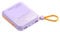 Powerbank 10000mAh mit Kabel, 22.5W Externer Akku klein Aber stark mit led-anzeige, USB C Tragbares Ladegerät 5 Ausgängen Externe Handyakkus für iPhone 14/15/13/12 iPad Samsung Xiaomi usw (Lila)