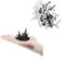 HEBEOT 12 Stück Metallspikes für Zaunoberteile, Zaunoberseite, Wandspikes, Gartensicherheit, Einbruchschutz, Einbruchschutz, schwarz, 19 x 8 x 7 cm, 4T577WJ4K12922TIW361EZO