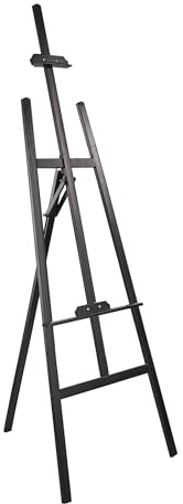 Staffelei PICASSO aus Kiefernholz, schwarz
